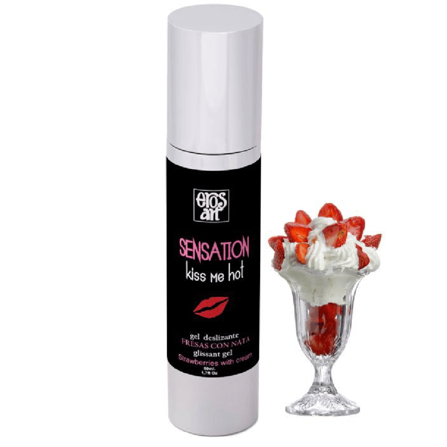 EROS-ART - SENSATTION LUBRICANTE NATURAL FRESAS CON NATA 50 ML - Sensuana.es