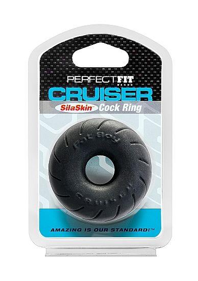 PERFECT FIT BRAND - SILASKIN ANILLO CRUISER FAT BOY NEGRO - Sensuana.es