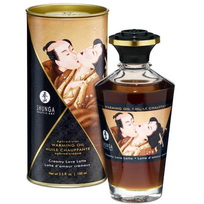 SHUNGA - ACEITE MASAJE EFECTO CALOR SABOR CAFE 100 ML - Sensuana.es