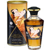 SHUNGA - ACEITE MASAJE EFECTO CALOR SABOR CARAMELO 100 ML - Sensuana.es