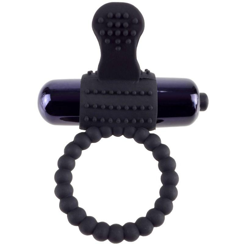 FANTASY C-RINGZ - ANILLO VIBRADOR DE SILICONA NEGRO - Sensuana.es