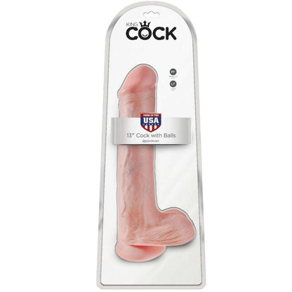 KING COCK - PENE REALISTICO CON TESTICULOS 33 CM COLOR NATURAL - Sensuana.es