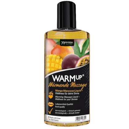 JOYDIVISION AQUAGLIDE - WARMUP ACEITE DE MASAJE MANGO+MARACUYA 150 ML - Sensuana.es