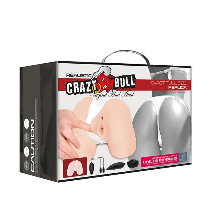 CRAZY BULL - VAGINA Y ANO REALISTICOS CON VIBRACION POSICION 5 - Sensuana.es