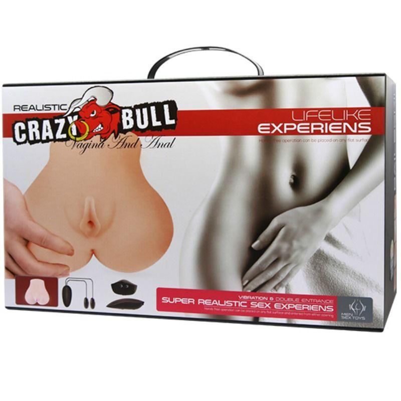 CRAZY BULL - VAGINA Y ANO REALISTICOS CON VIBRACION POSICION 7 - Sensuana.es