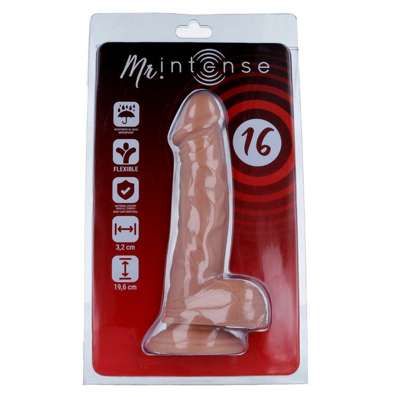 MR INTENSE - 16 PENE REALISTICO 19.6 CM -O- 3.2 CM - Sensuana.es