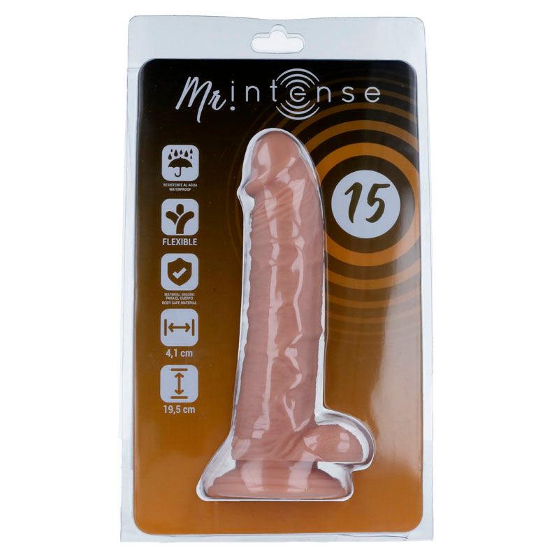 MR INTENSE - 15 PENE REALISTICO 19.5 CM -O- 4.1 CM - Sensuana.es