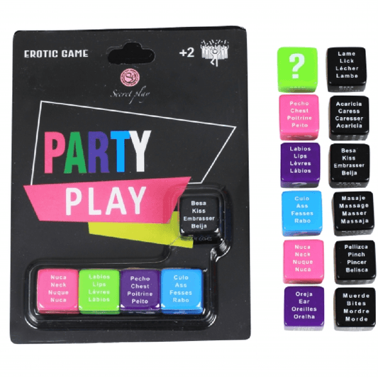 SECRETPLAY - JUEGO PARTY PLAY 5 DADOS (ES/PT/EN/FR) - Sensuana.es