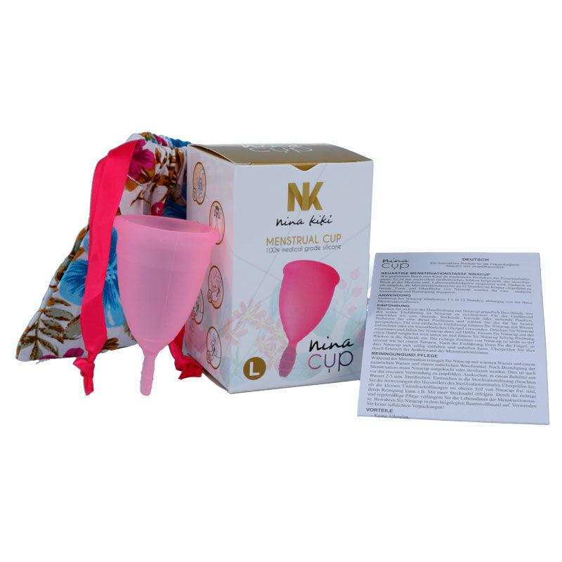 NINA KIKÍ - COPA MENSTRUAL TALLA L ROSA - Sensuana.es