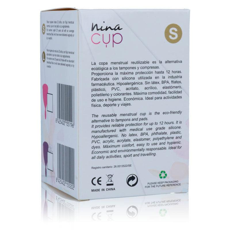 NINA KIKÍ - COPA MENSTRUAL TALLA S ROSA - Sensuana.es