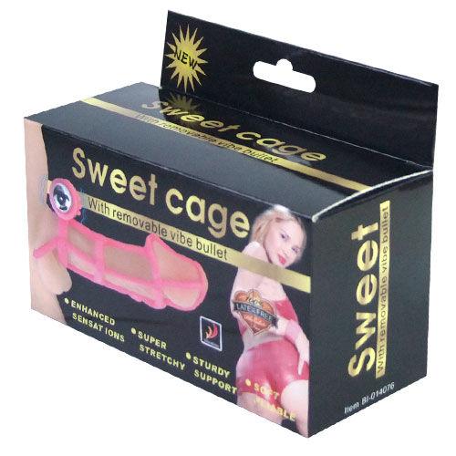 BAILE - SWEET 10 RITMOS FUNDA Y ANILLO SILICONA PARA EL PENE ROSA - Sensuana.es