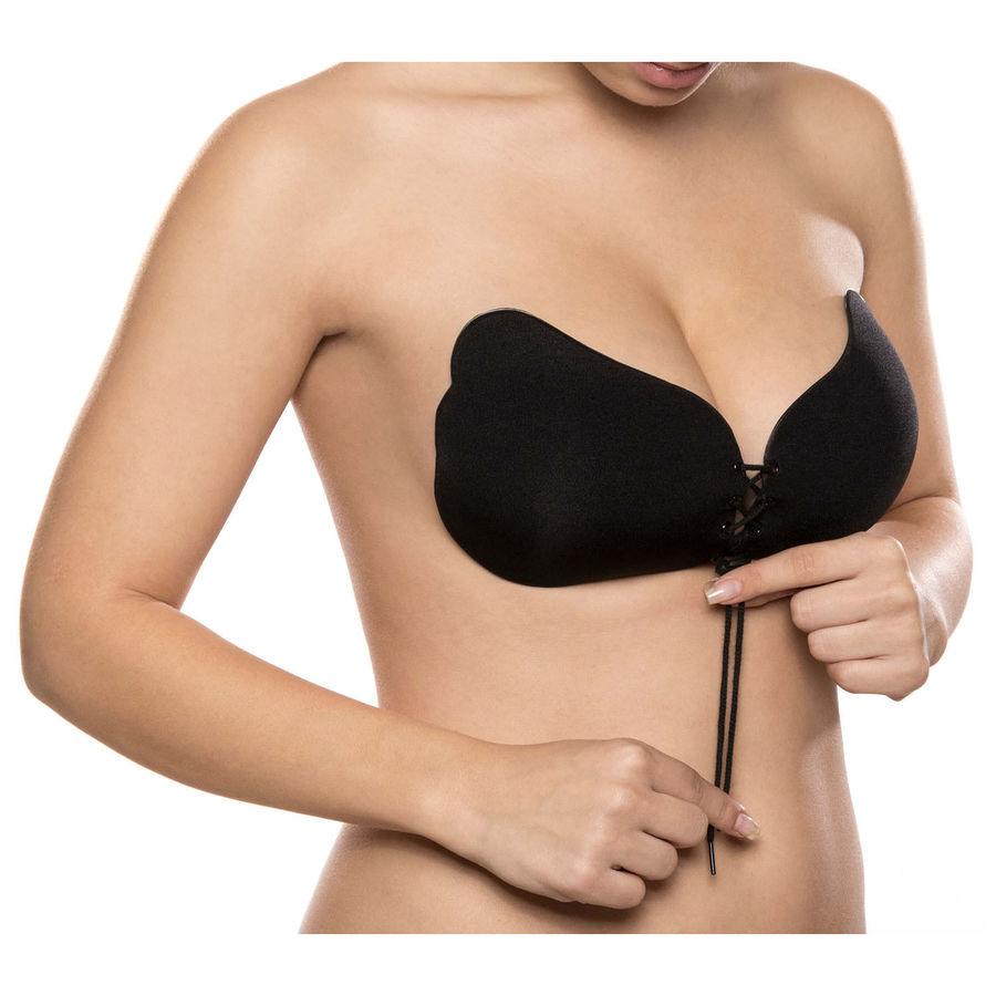 BYE-BRA - LACE-IT REALZADOR PUSH-UP NEGRO COPA A - Sensuana.es