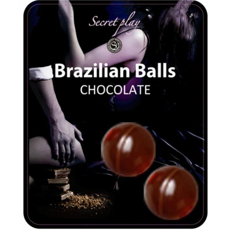 SECRETPLAY - BRAZILIAN BALLS  CHOCOLATE SET 2 BOLAS - Sensuana.es