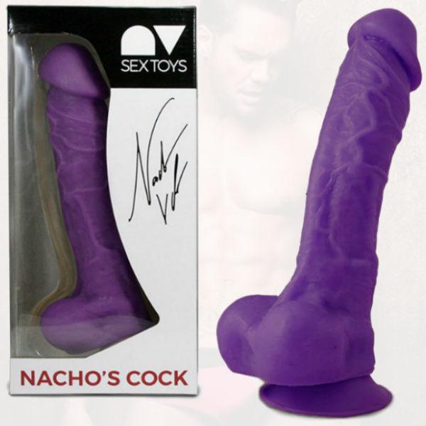 NACHO VIDAL - REPLICA PENE NACHO VIDAL 24CM LILA - Sensuana.es