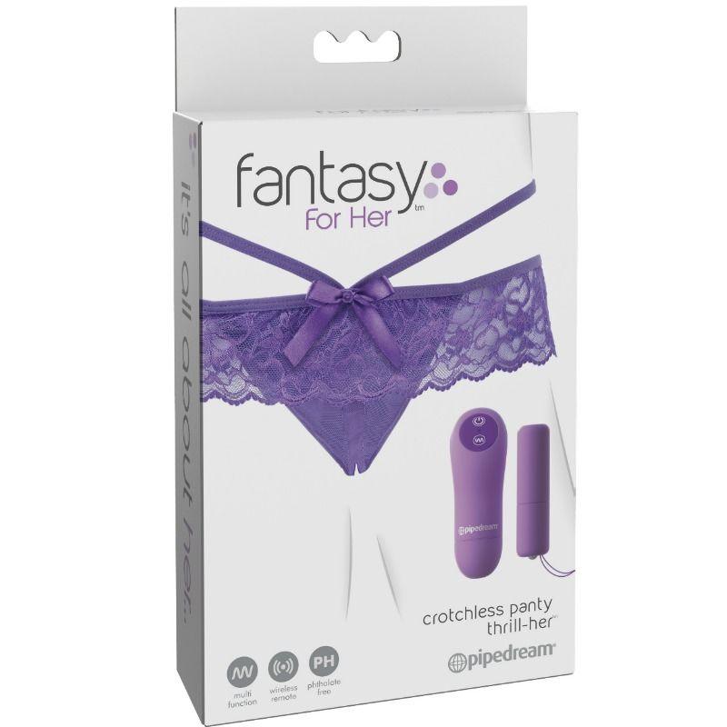 FANTASY FOR HER - TANGA VIBRADOR CON ABERTURA - Sensuana.es