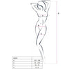 PASSION - WOMAN BS024 BODYSTOCKING BLANCO TALLA UNICA - Sensuana.es