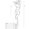 PASSION - WOMAN BS025 BODYSTOCKING ESTILO VESTIDO NEGRO TALLA UNICA - Sensuana.es