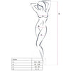 PASSION - WOMAN BS034 BODYSTOCKING BLANCO TALLA UNICA - Sensuana.es