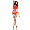 PASSION - WOMAN BS035 BODYSTOCKING ROJO TALLA UNICA - Sensuana.es