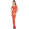 PASSION - WOMAN BS038 BODYSTOCKING ROJO TALLA UNICA - Sensuana.es