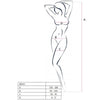 PASSION - WOMAN BS031 BODYSTOCKING BLANCO TALLA UNICA - Sensuana.es