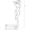 PASSION - WOMAN BS036 BODYSTOCKING BLANCO TALLA UNICA - Sensuana.es