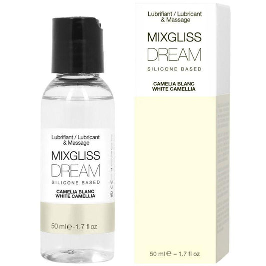 MIXGLISS - DREAM LUBRICANTE SILICONA CAMELIA BLANCA 50 ML - Sensuana.es