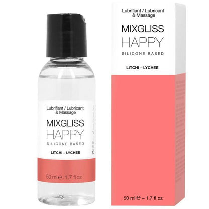 MIXGLISS - HAPPY LUBRICANTE SILICONA LITCHI 50 ML - Sensuana.es