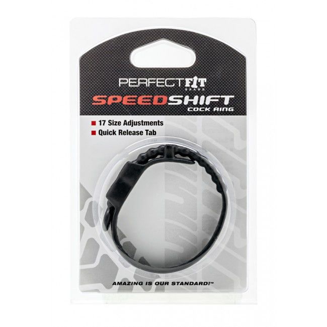 PERFECT FIT BRAND - ANILLO PARA EL PENE SPEED SHIFT NEGRO