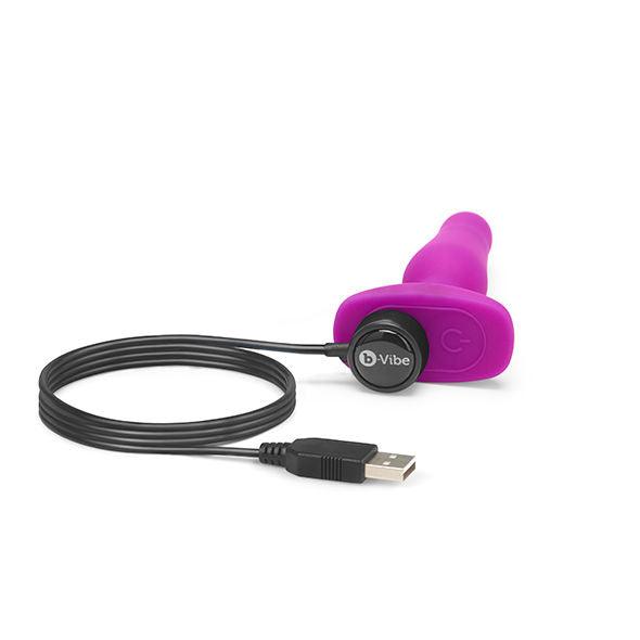 B-VIBE - NOVICE CONTROL REMOTO ANAL PLUG FUCSIA - Sensuana.es