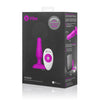 B-VIBE - NOVICE CONTROL REMOTO ANAL PLUG FUCSIA - Sensuana.es