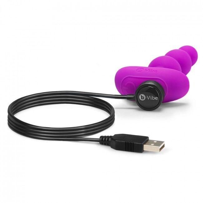 B-VIBE - TRIPLET ANAL CONTROL REMOTO BEADS ROSA - Sensuana.es