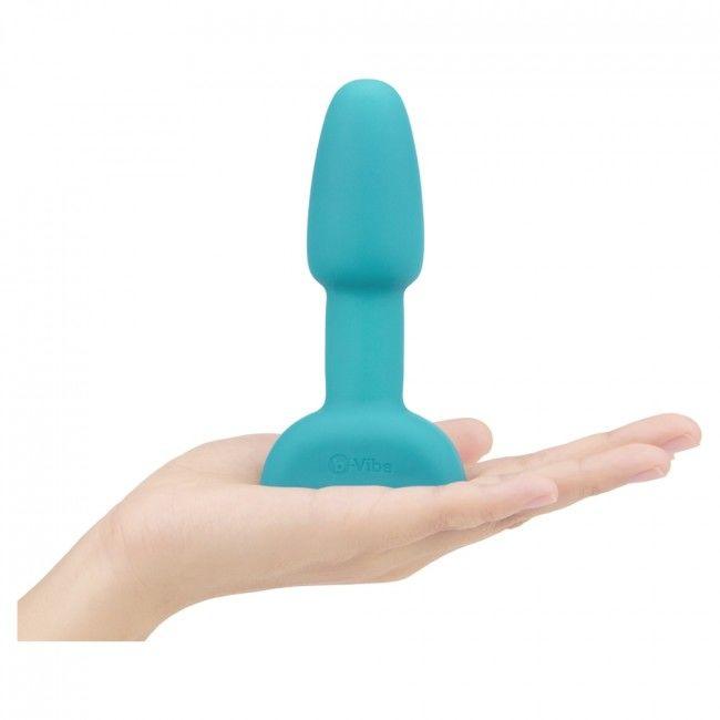 B-VIBE - RIMMING CONTROL REMOTO ANAL PLUG PETITE TEAL - Sensuana.es