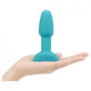 B-VIBE - RIMMING CONTROL REMOTO ANAL PLUG PETITE TEAL - Sensuana.es