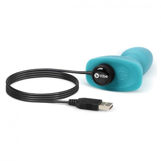 B-VIBE - RIMMING CONTROL REMOTO ANAL PLUG PETITE TEAL - Sensuana.es