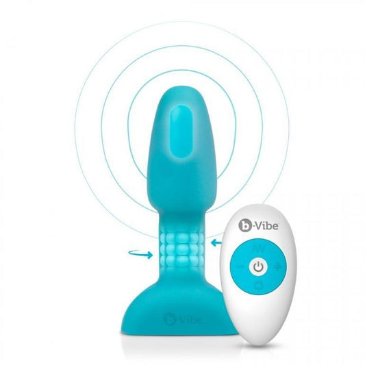 B-VIBE - RIMMING CONTROL REMOTO ANAL PLUG PETITE TEAL - Sensuana.es