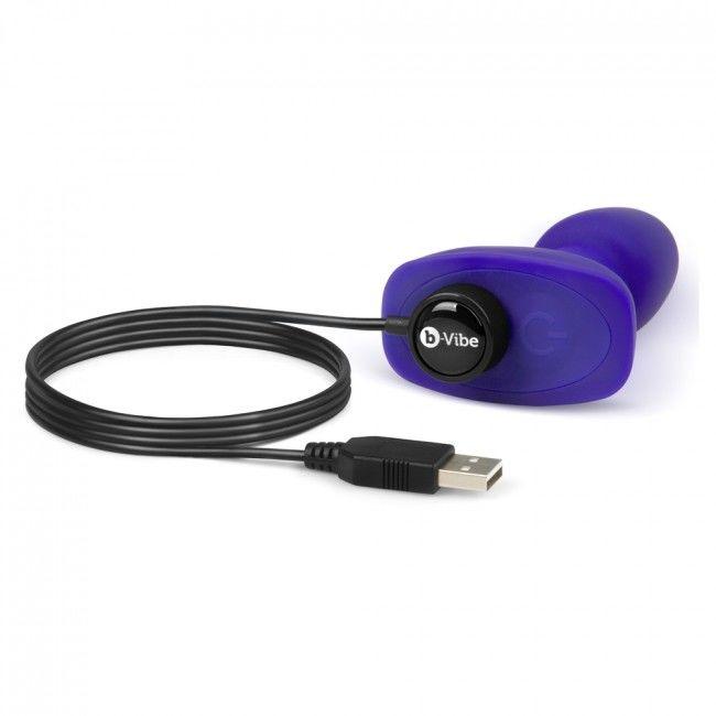 B-VIBE - RIMMING CONTROL REMOTO ANAL PLUG PETITE LILA - Sensuana.es