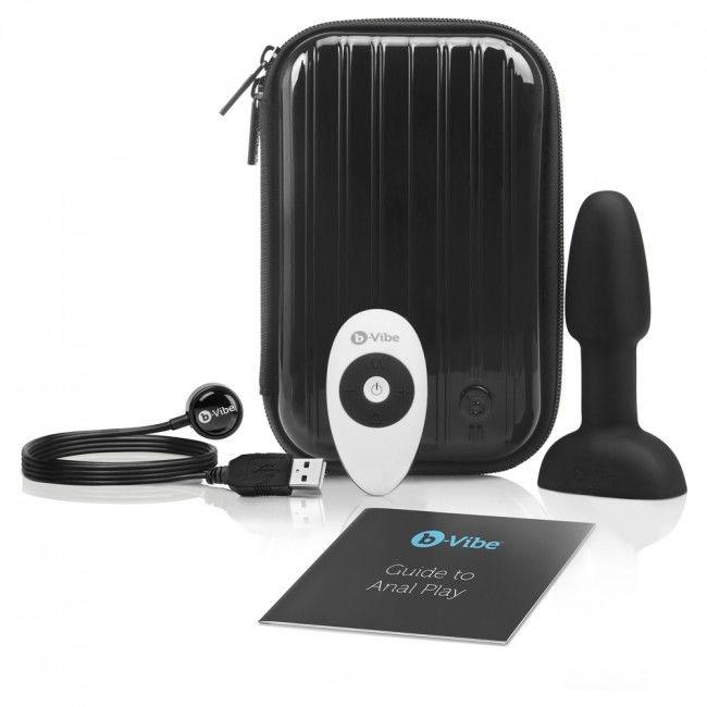 B-VIBE - RIMMING CONTROL REMOTO ANAL PLUG PETITE NEGRO - Sensuana.es