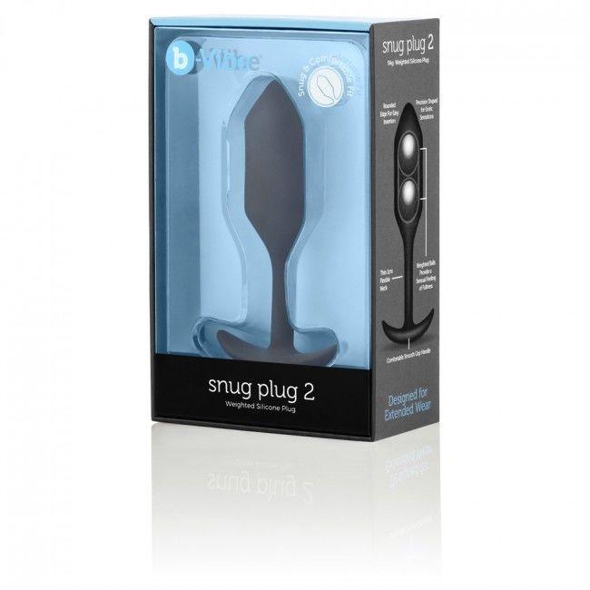 B-VIBE - SNUG PLUG ANAL 2 NEGRO - Sensuana.es