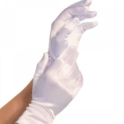 LEG AVENUE - GUANTES SATIN BLANCO - Sensuana.es