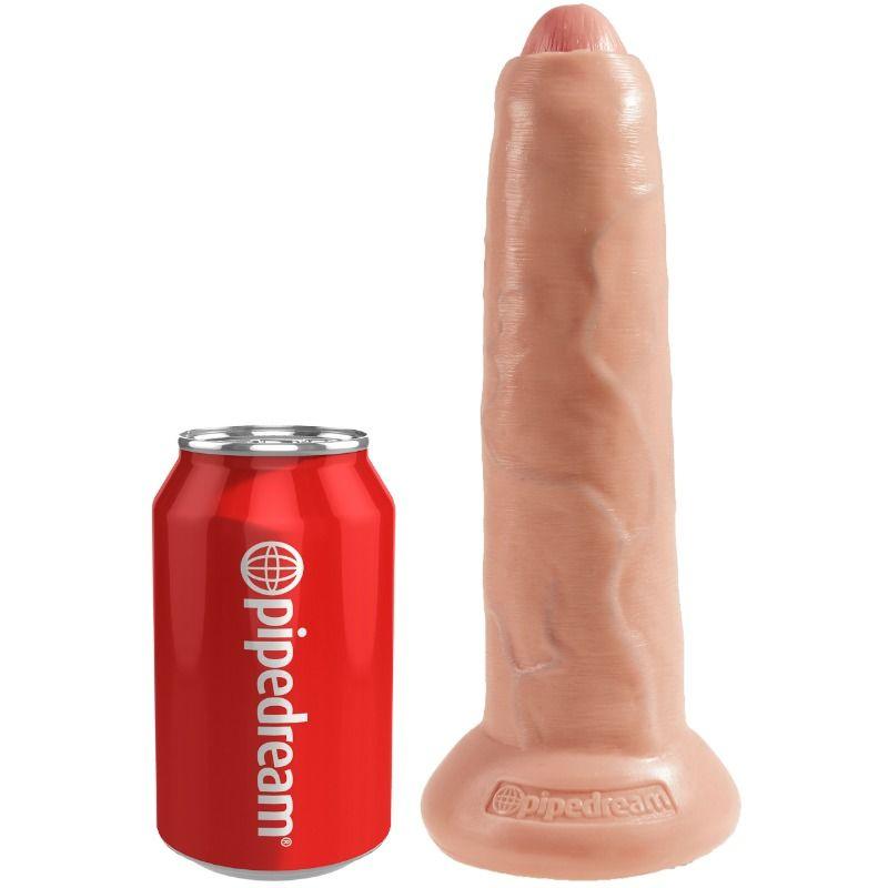 KING COCK - DILDO REALISTICO UNCUT NATURAL 23 CM - Sensuana.es