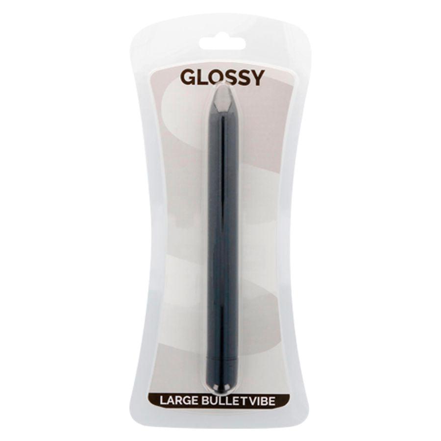 GLOSSY - SLIM VIBRADOR NEGRO - Sensuana.es