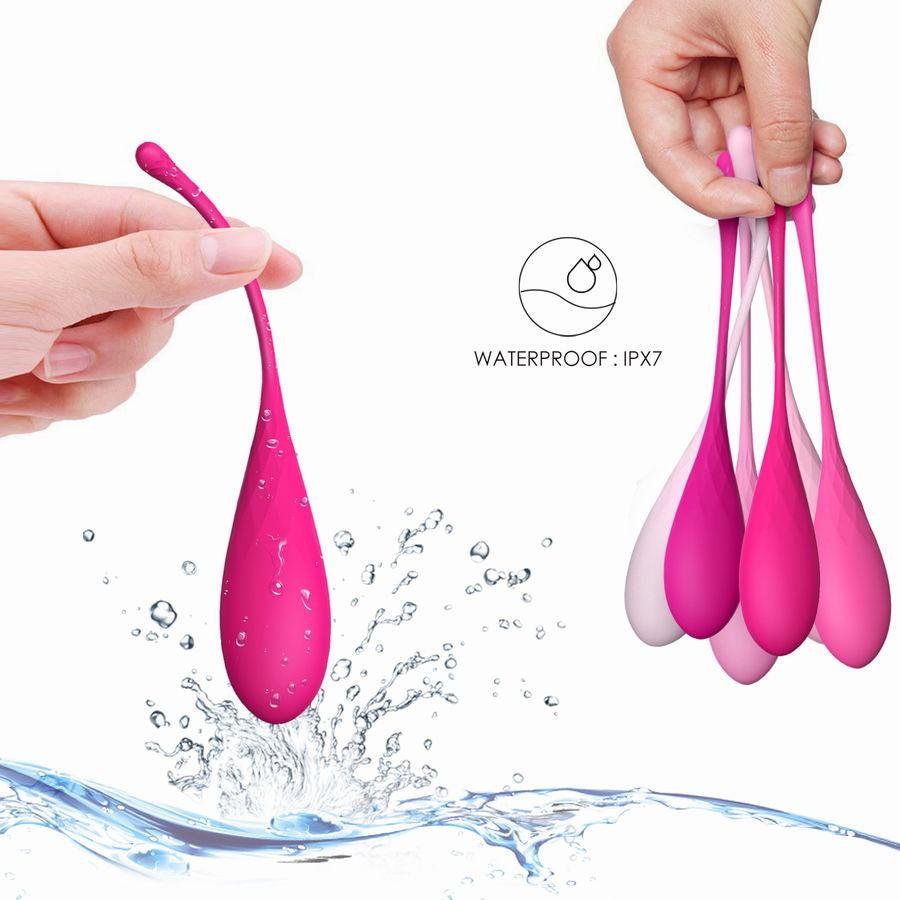 LESLIE - KEGEL FIT ENTREGADOR SUELO PELVICO 6 PESOS - Sensuana.es