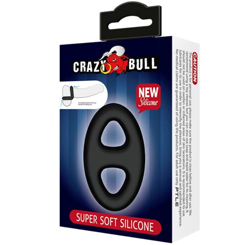 CRAZY BULL - ANILLO SILICONA DOBLE SUPER SUAVE - Sensuana.es