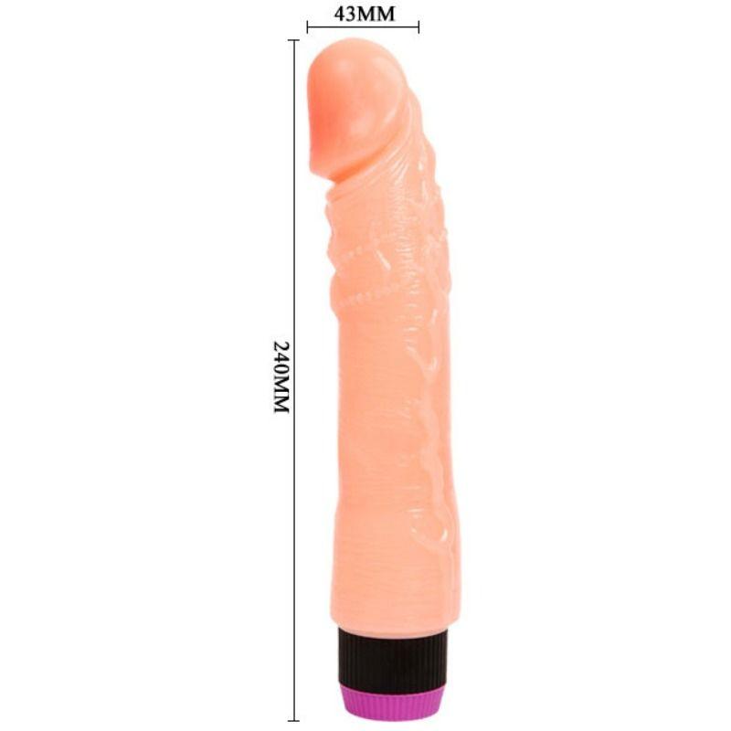 BAILE - VIBRADOR REALISTICO FLEXIBLE NATURAL 24 CM - Sensuana.es