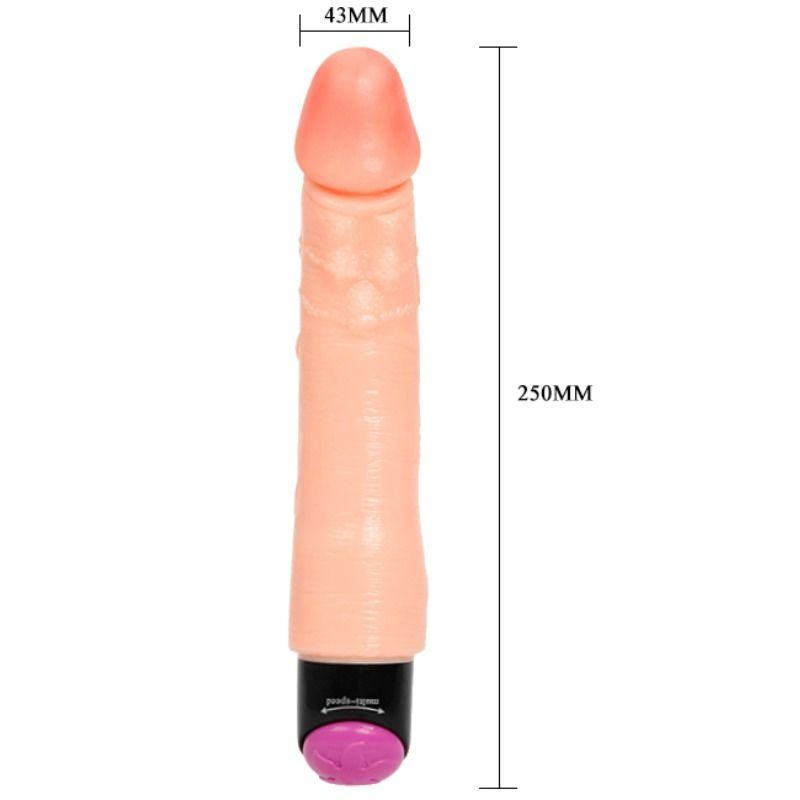 BAILE - VIBRADOR REALISTICO FLEXIBLE 25 CM - Sensuana.es