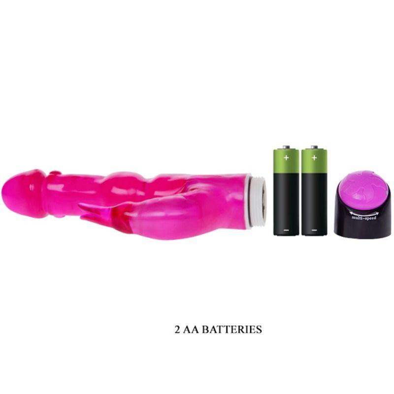 BAILE - WAVES OF PLEASURE FANTASY VIBRADOR CON RABBIT 23 CM - Sensuana.es