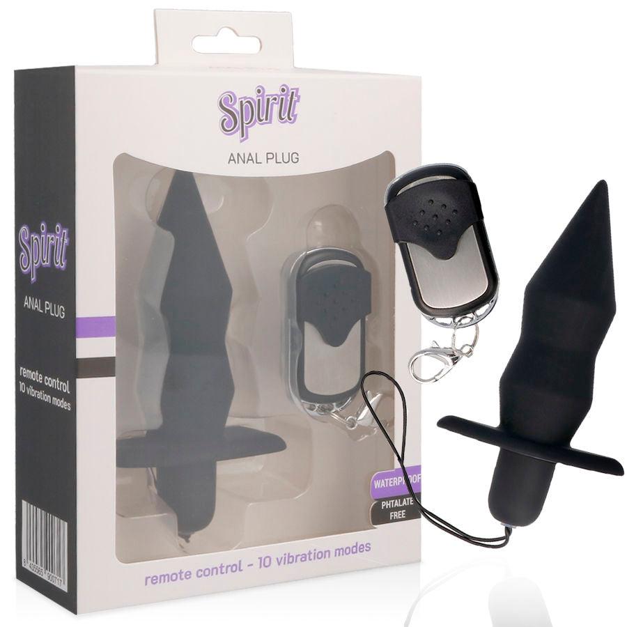 SPIRIT - PLUG ANAL CONTROL REMOTO NEGRO - Sensuana.es