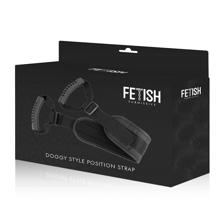 FETISH SUBMISSIVE - ARNÉS PARA HACERLO ESTILO PERRITO CON FORRO DE NOPRENO - Sensuana.es