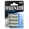 MAXELL - BATTERY ALCALINA AAA LR03 BLISTER*4 EU - Sensuana.es